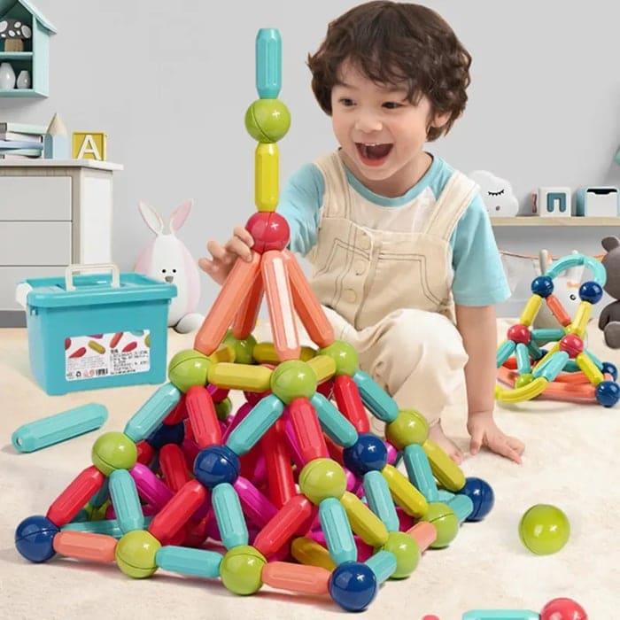 Juego de bloques de construcción magnetica 42pcs